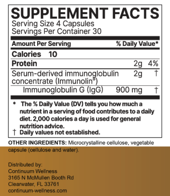 ImmunoGut (IG) lactose free