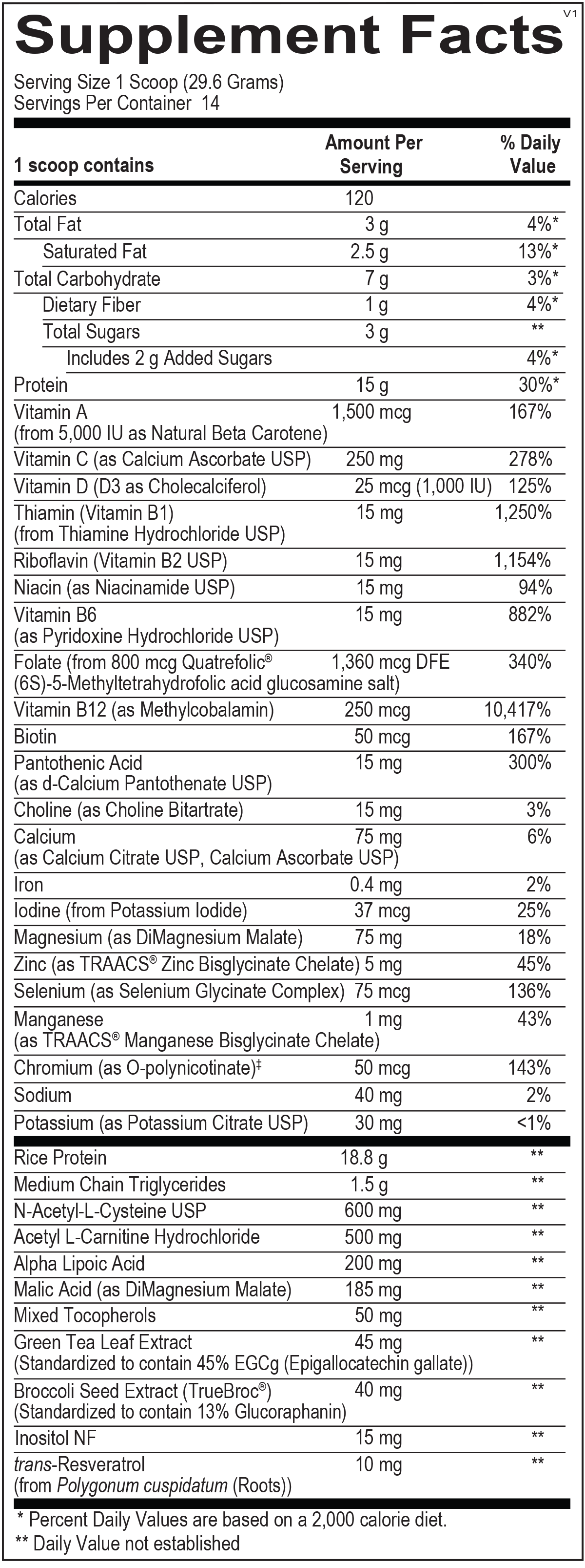 MitoPower Protein Formula (strawberry)