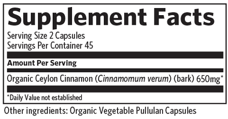 Organic India Ceylon Cinnamon
